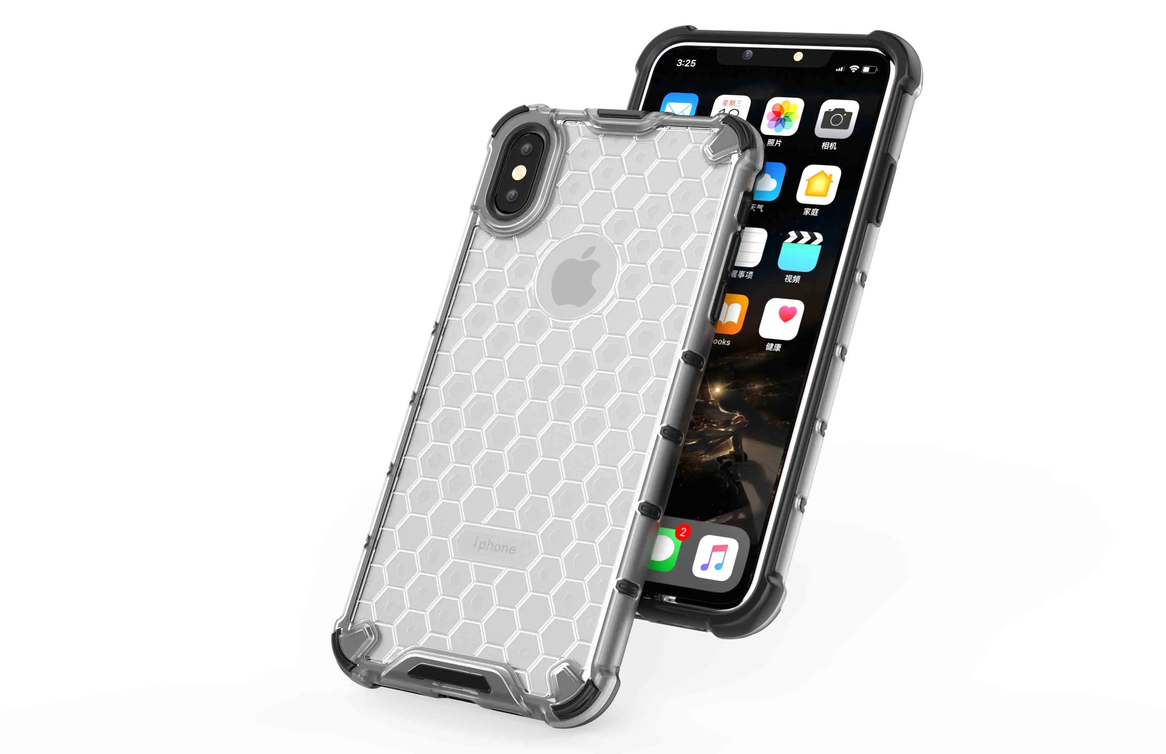 Protection Rugged Hybrid Armor Soft Silicone Case PU Phone case for Iphone max mobile phone cases Coque Back Cover |