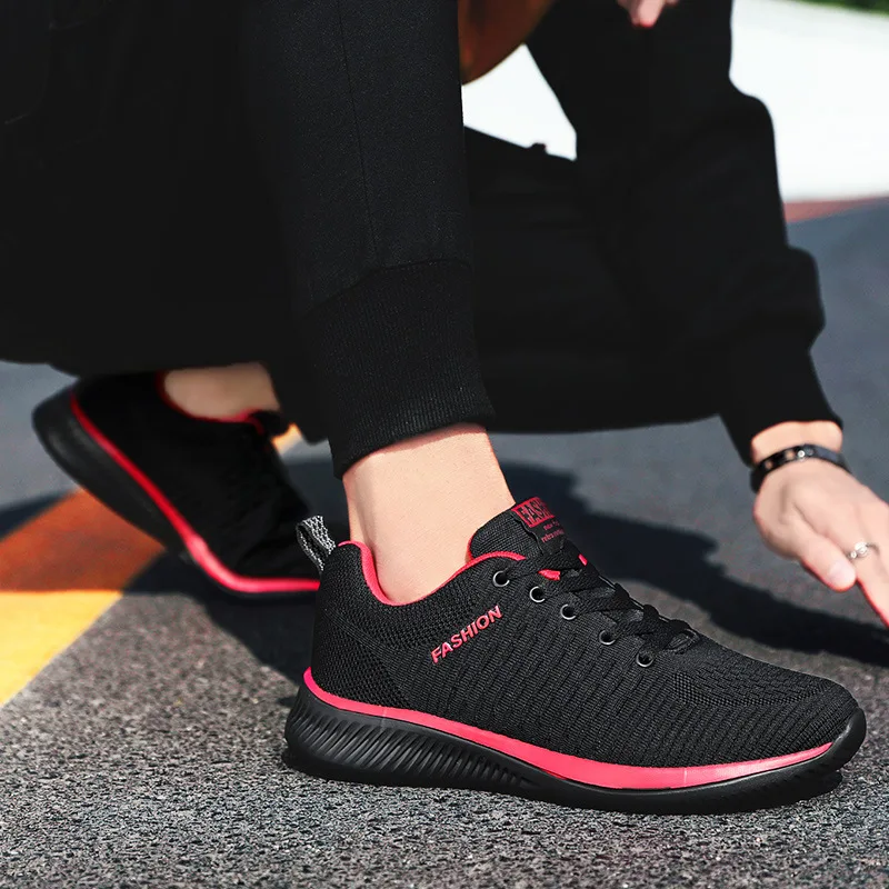 Для мужчин кроссовки Удобная спортивная обувь тренд легкой прогулочной обуви из