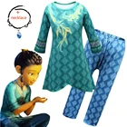 Новый детский костюм для косплея по мотивам фильма Raya and The Last Dragon, костюм на Хэллоуин Легенда, костюм Raya, необычный костюм, Детский костюм для выступления