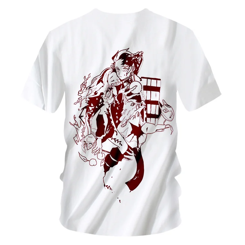 New Japanese Anime Kimetsu No Yaiba Demon Slayer T Shirt Graphic 3D print Tops Tees Tshirt Streetwear Punk T-shirt Men clothes images - 6