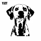 YJZT x см виниловые наклейки собака животное далматинцы Большой Декор Автомобильные наклейки рисунок черныйсеребряный цвет