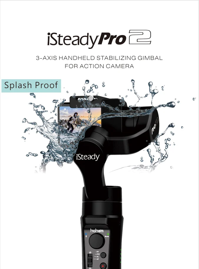 Hohem iSteady Pro 2 3-осевой ручной карданный стабилизатор для Gopro с отслеживанием