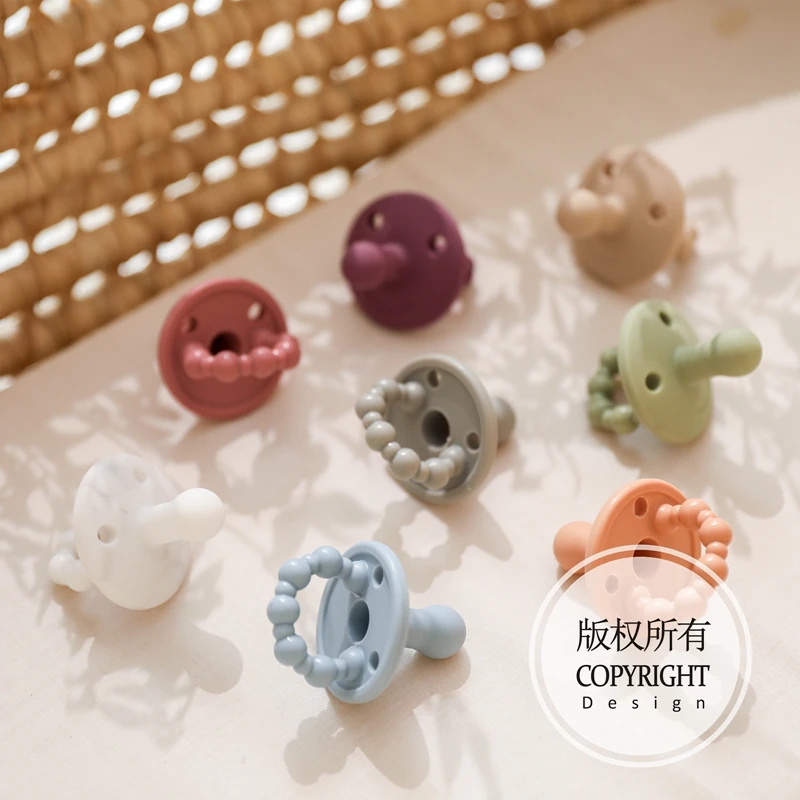 

Let's make 1Pcs Silicone Pacifier Baby Teether Toy Newborn Comfort Care Good For Boby Biting And Chewing Supplies Free BPA