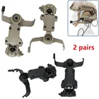 Тактическая гарнитура дуга шлема рельсовый адаптер для Airsoft стрельба гарнитура COMTAC II COMTAC III Защита слуха Электронные Наушники