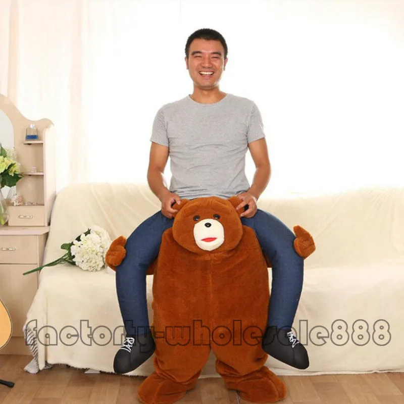 

Brown Bear Mascot Costume Cosplay Furry Suits Party Game Fursuit Cartoon Dress Outfits Carnival Halloween Xmas Easter Ad Clothes