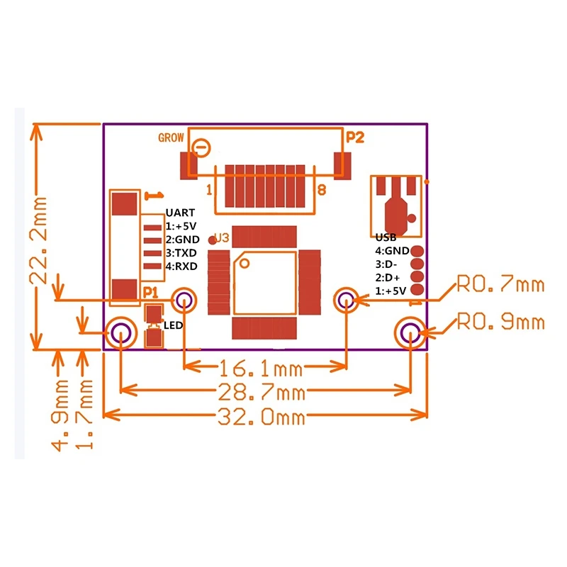 Лучшие предложения недорогой Модуль сканера отпечатков пальцев R304 контроль