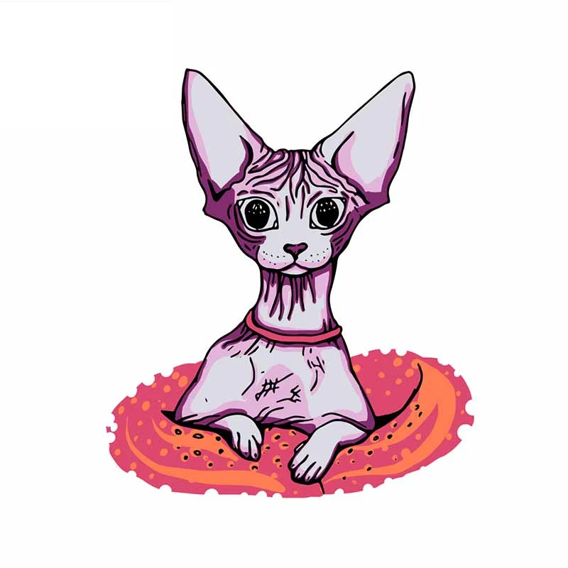 

Fuzhen Boutique Decals Exterior Accessories Sphynx Cat Funny Car Stickers DIY Motorcycle Sticker Anime Waterproof Creative Decal
