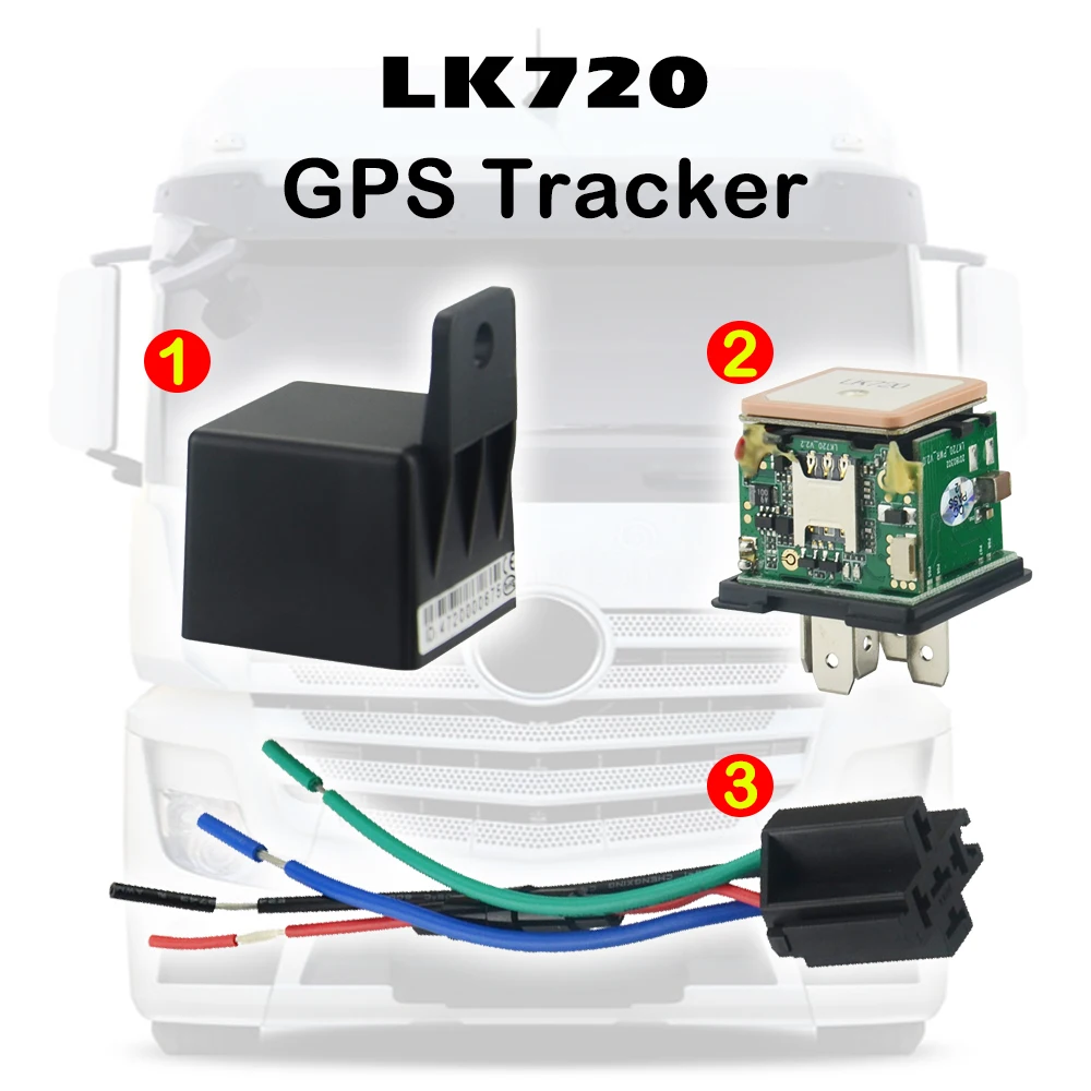 GSM локатор устройство Автомобильное Реле LK720 GPS непрерывное позиционирование GPRS