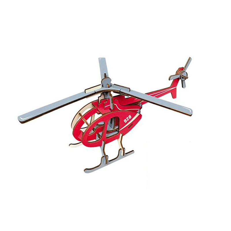 

5 Kinds DIY Laser Cutting Mechanical Model Wooden Model Helicopter Fighter Kits Assembly Toy Gift for Children Adult Puzzle Toys