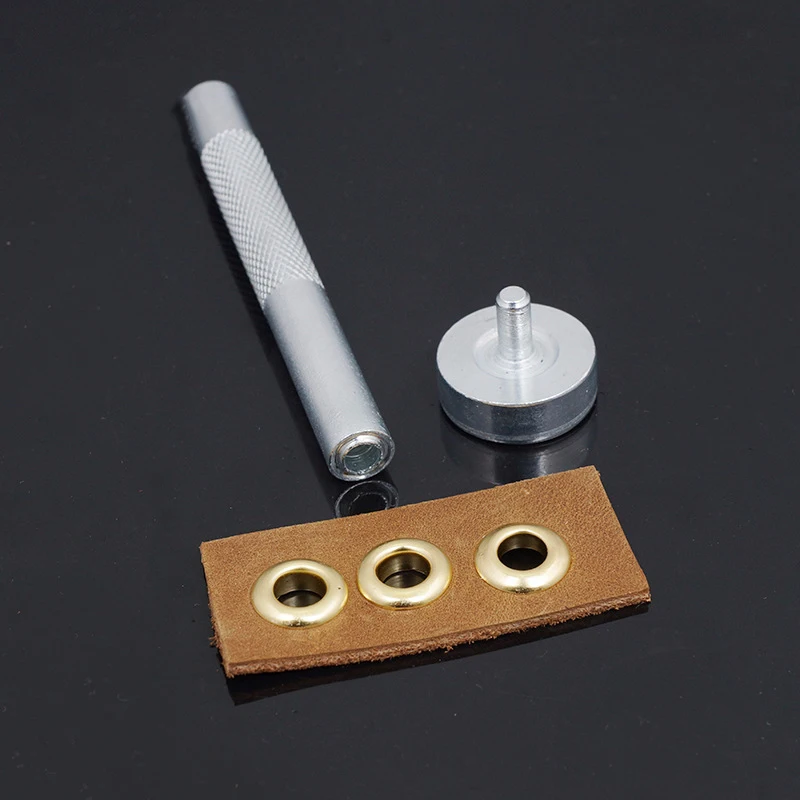1 sets Eyelets Punch Die Setting Tool Kit For Leather craft Clothing Banner Grommet 3.5/ 4/ 4.5/ 5/ 6/ 8/ 10/ 12mm