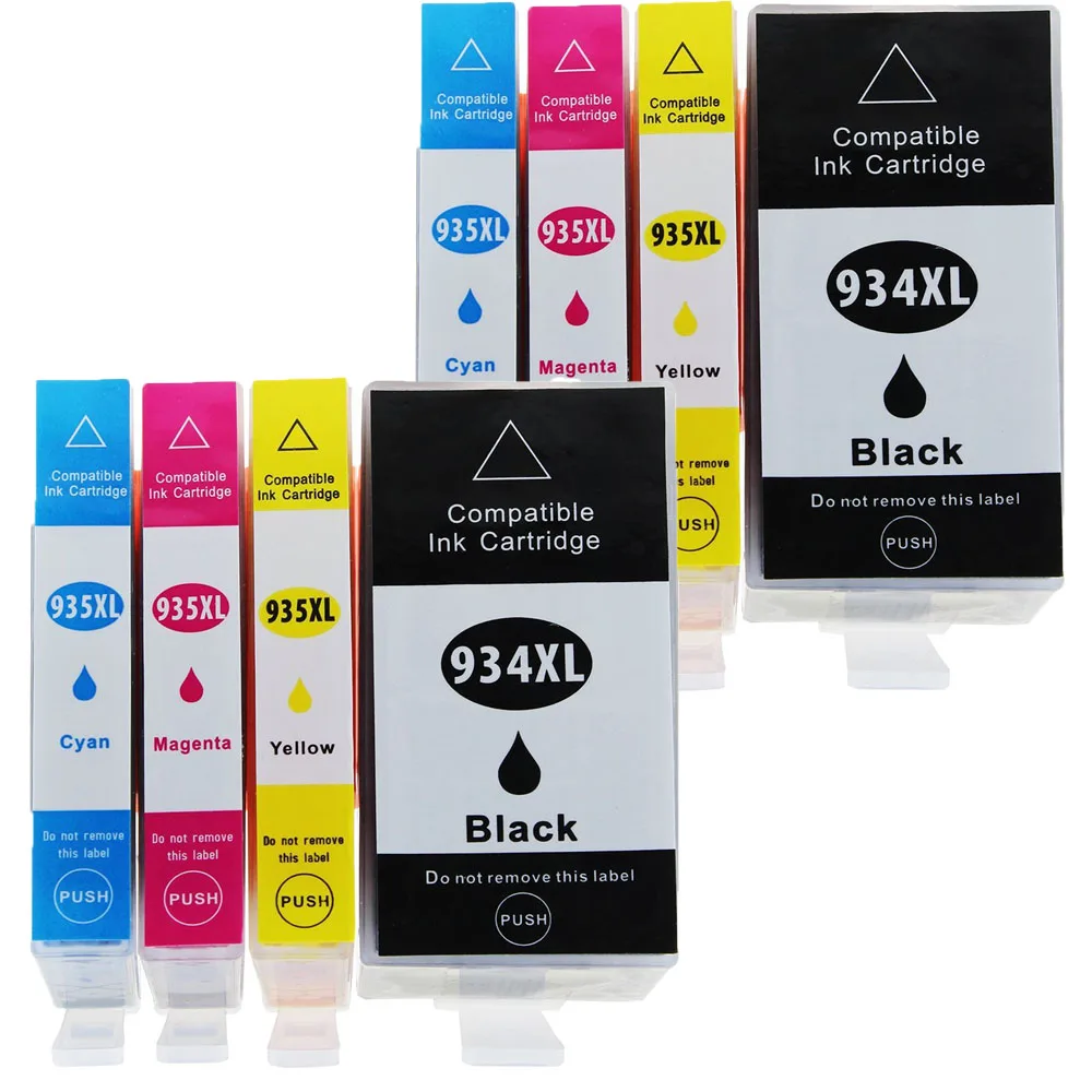 Ouguan 934xl Ink Cartridges Compatible For HP 934 935 XL 934XL 935XL HP934 HP934XL Officejet Pro 6812 6830 6815 6835 6230