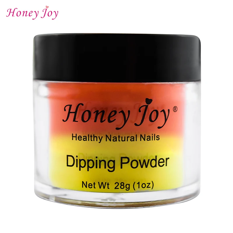 18 г/28 г яркие оранжевые и желтые температурные изменения цвета Dip порошок для