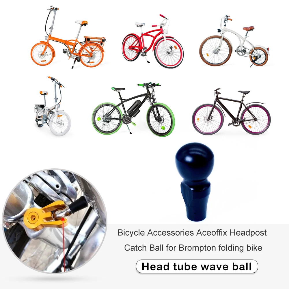 Folding Bike Catch Ball Head Tube Bolt for Brompton Aluminum Alloy Bicycle Parts Catching Ball images - 6