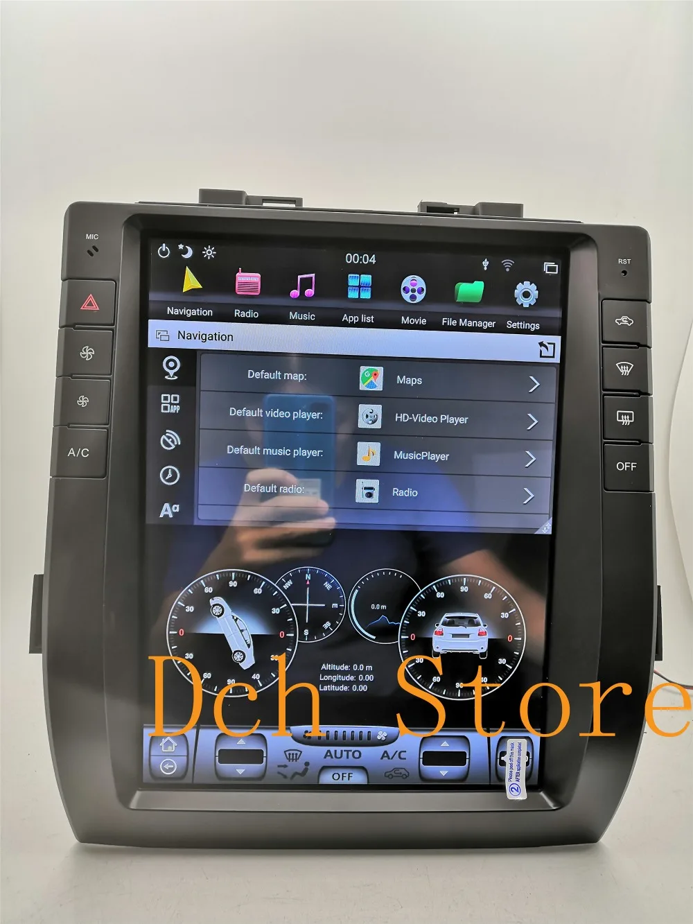 13 дюймов вертикальный tesla стиль Android 8,1 автомобильный dvd-плеер gps навигация для Toyota Alphard Vellfire 30 серии- PX6 carplay