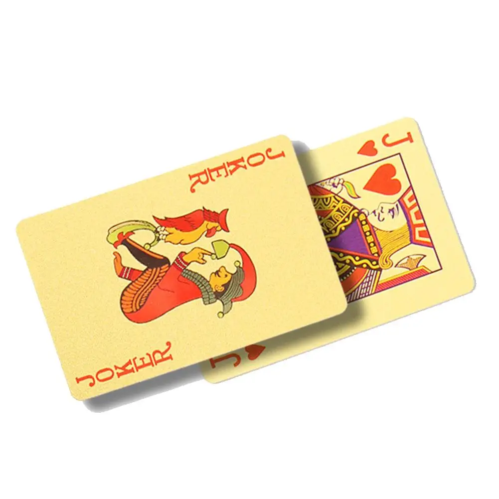 Инновационная Водонепроницаемая Золотая фольга для покера новая коллекция