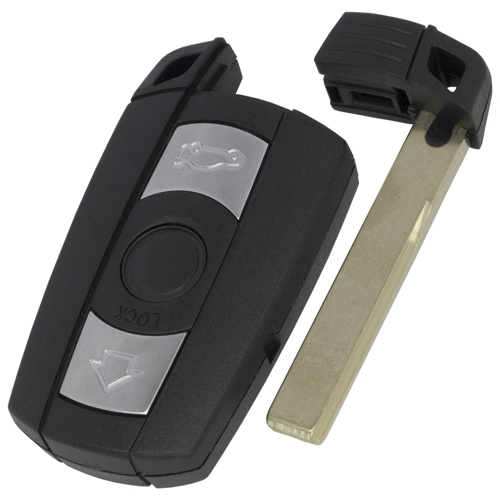 Чехол для автомобильного ключа WhatsKey BMW 1 3 5 6 серии E60 E90 E91 E92 E70 E82 E88 E89 X5 X6 кнопочный