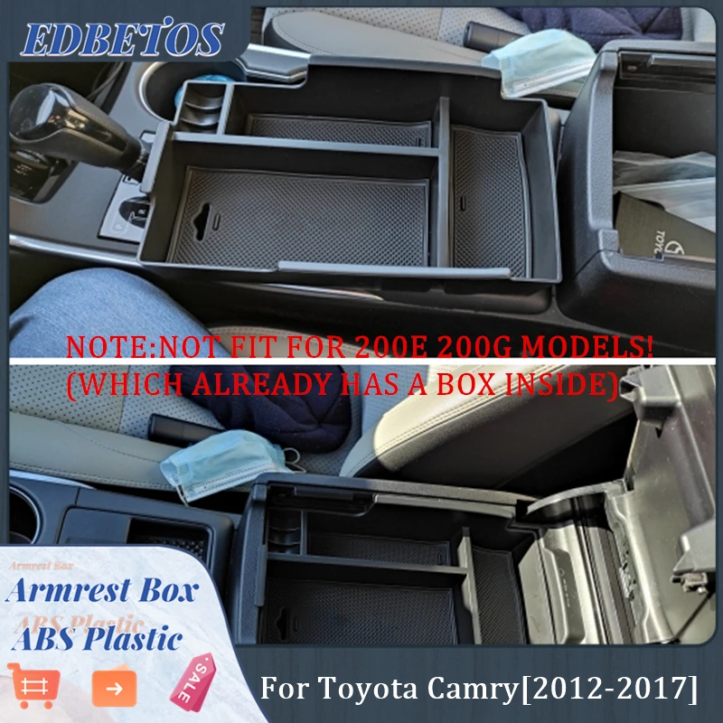 Подлокотник для хранения центральной консоли Toyota Camry 2012 2017 органайзер коробка