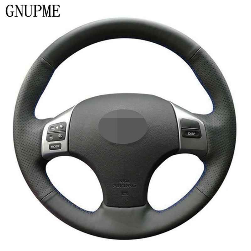 

Black Genuine Leather DIY Hand-stitched Car Steering Wheel Cover for Lexus IS IS250 IS250C IS300 IS300C IS350 IS350C F SPORT
