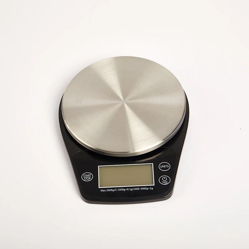 

0.5/3KG Digital Coffee Scale LED Display Timer Stainless Steel Kitchen Scale
