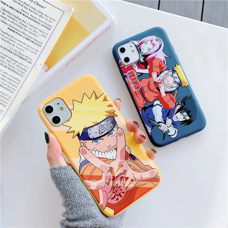 Чехол для телефона Naruto IPhone 13pro max 7 / 8 Plus X XS XR Max 11 12/Pro/милый мультяшный