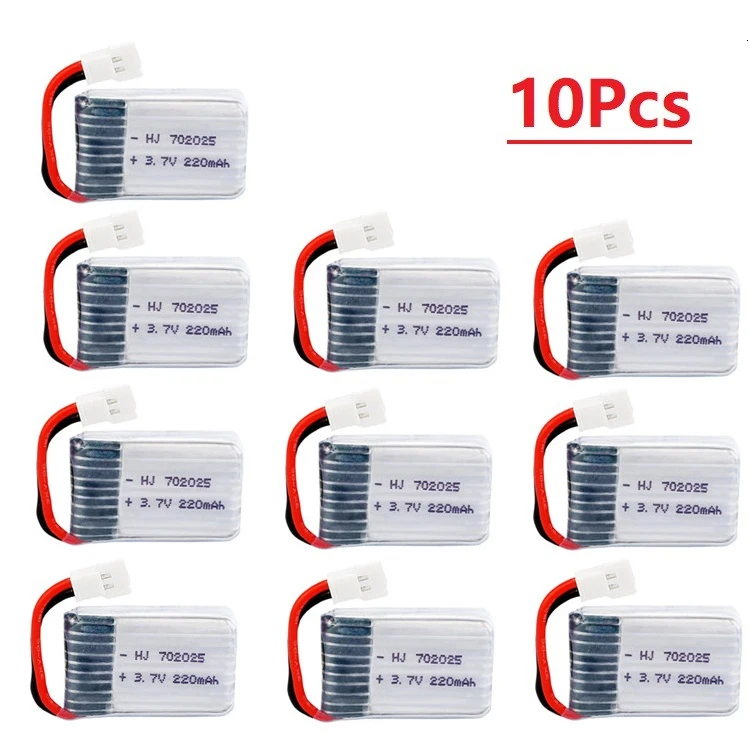 3,7 V 220mAh Lipo батарея для 3,7 v Аккумуляторная батарея для X4 X11 X13 RC Дрон Квадрокоптер запасные части 702025 - Цвет: Purple