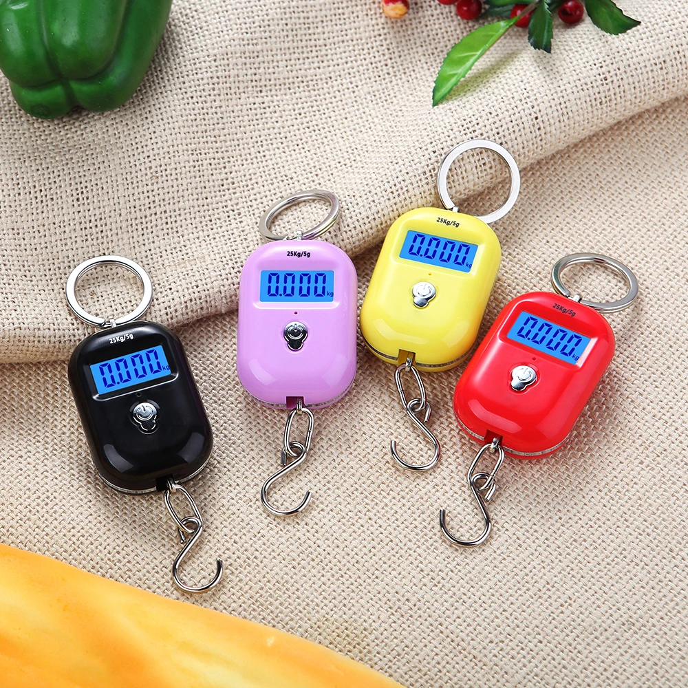 WeiHeng Luggage Scale Kitchen Baking Tool Digital for Fishing Travel Weighting Steelyard Hanging Electronic Hook | Дом и сад