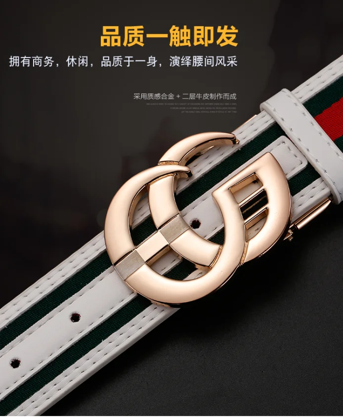 2022 Модный классический стиль красная и зеленая ткань с ремнем из воловьей кожи