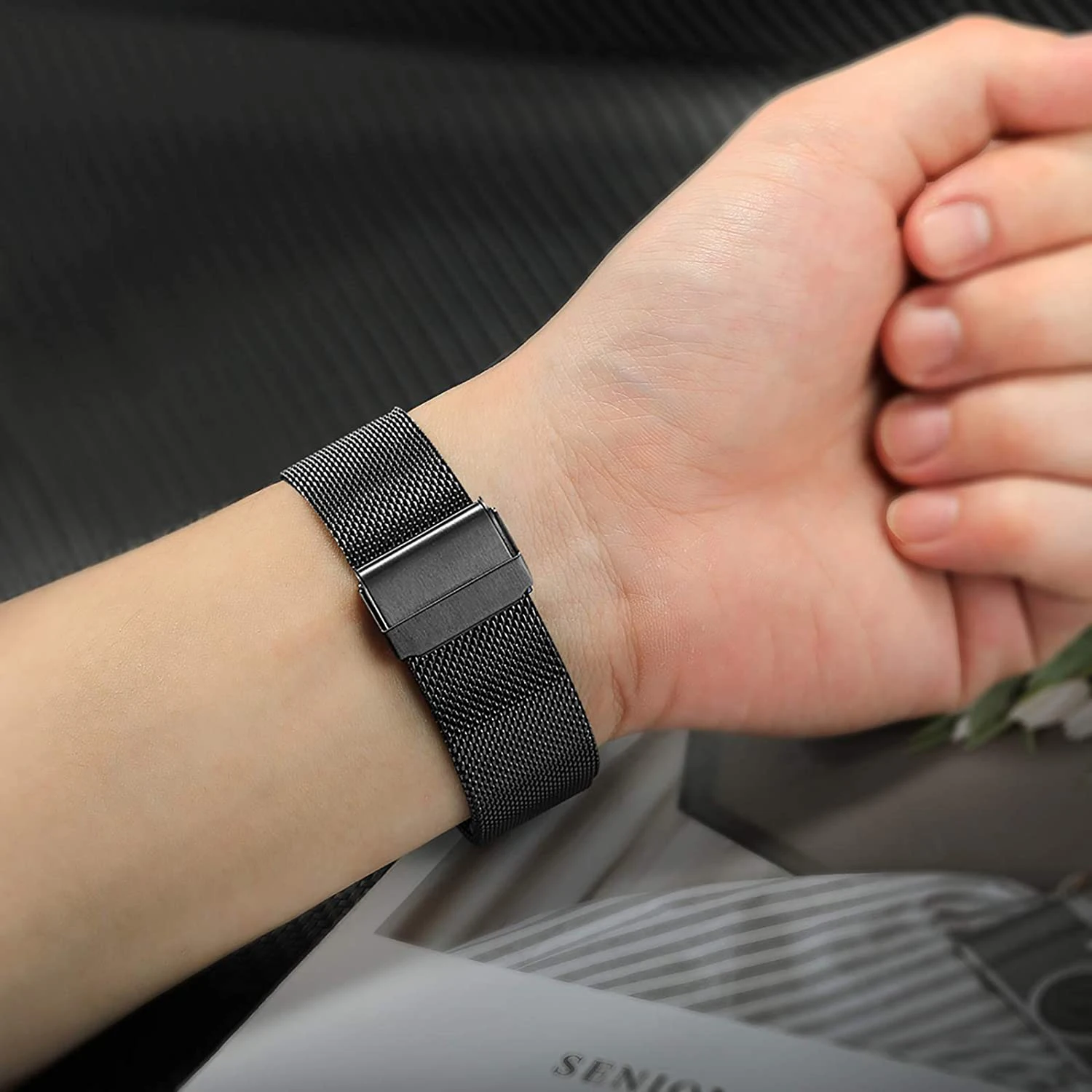 Плетеный сетчатый Браслет Essidi для Apple Watch Series 7 41 45 мм se 6 5 4 40 44 ремешок Миланская