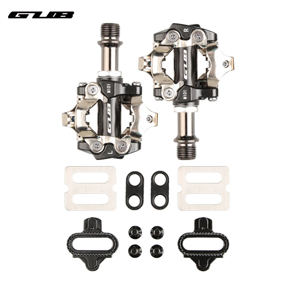 

2pcs Aluminum Alloy Mountain Cycling Pedals Self-Locking SPD Road Bike Clipless Pedal Bicycles Parts Accessories