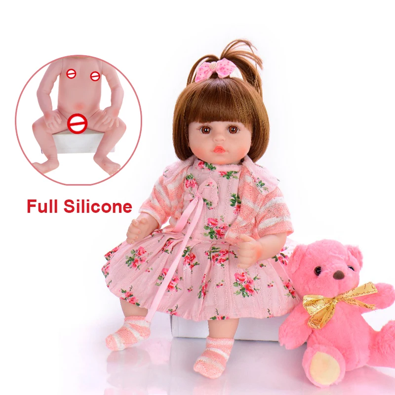 DollMai Bebe Reborn Menina Menino полностью силиконовая виниловая Кукла-младенец подарок на