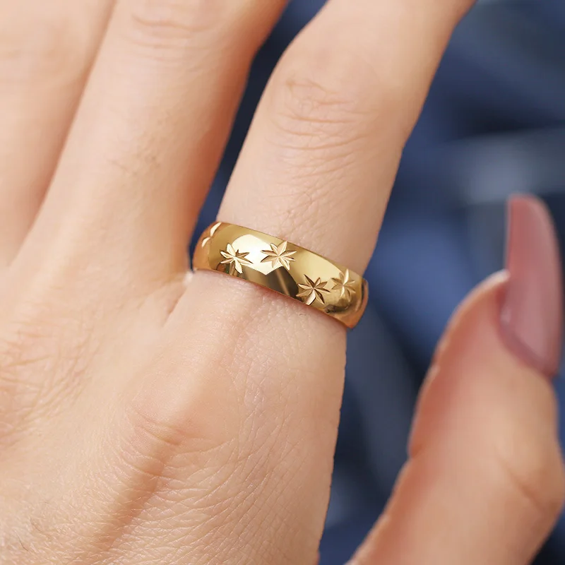 Новинка 2022, стильные кольца в стиле ретро с искусственным рисунком для женщин, Изысканные Подарки для свадебной вечеринки, ювелирные изделия