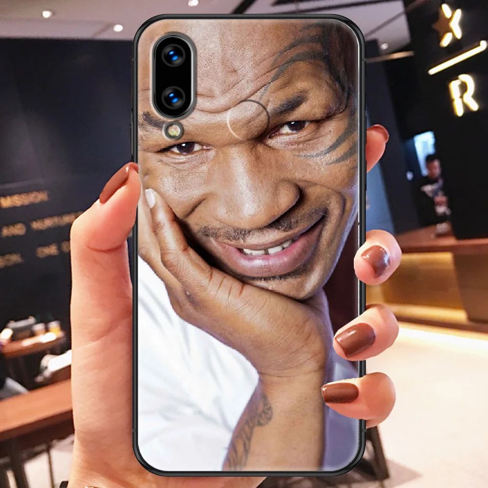 

Tysons Boxer Phone case For Huawei Honor 6 7 8 9 10 10i 20 A C X Lite Pro Play black 3D back luxury waterproof painting Etui