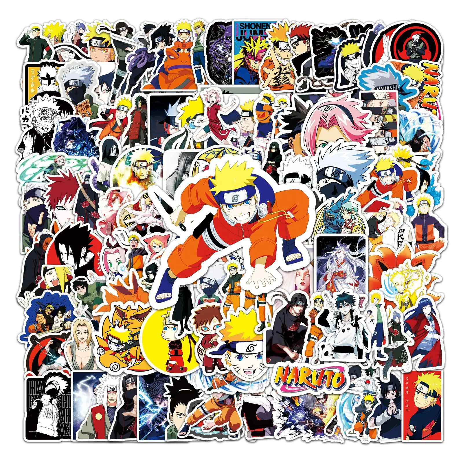 

115PCS Anime Naruto Stickers Waterproof Skateboard Luggage Laptop Motorcycle Guitar Bicycle Classic Cartoon DIY Deco Toy Sticker