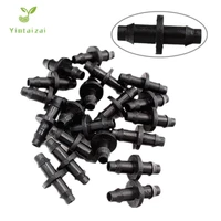 insert barb coupler 14%e2%80%9c6mm hose equal coupling double hooks micro irrigation pipe repair fittings connectors
