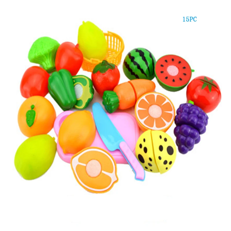 32 штуки Детская ролевая Кухня для фруктов и овощей Еда игрушка резка подарочный
