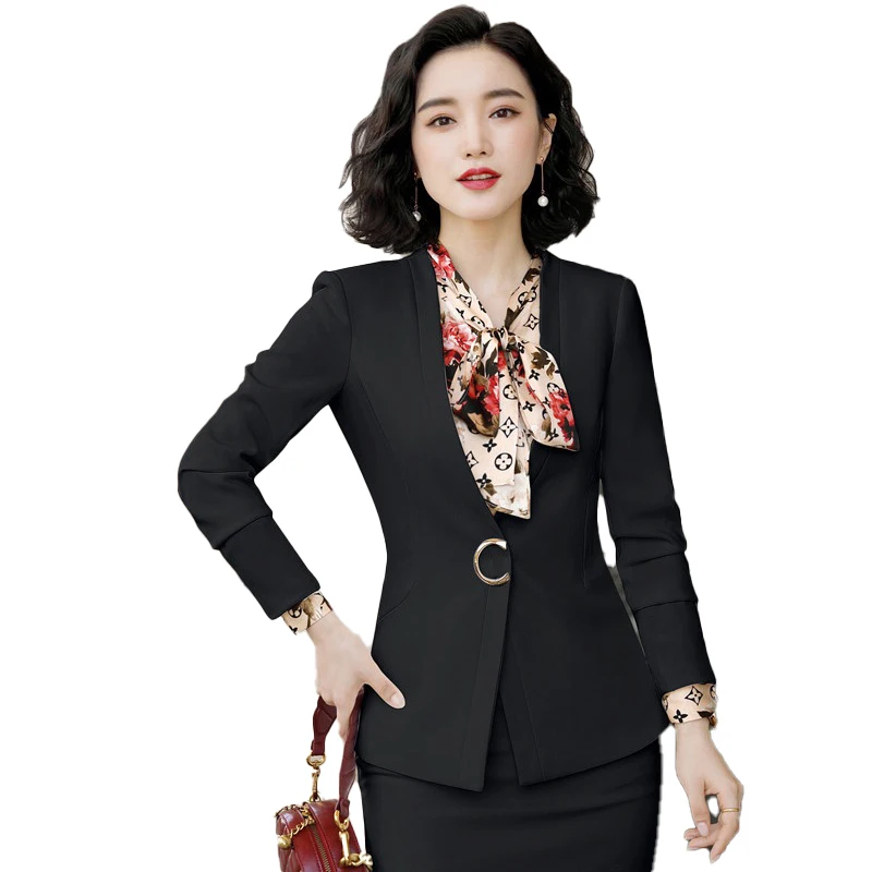 Женская элегантная формальная офисная одежда модные женские блейзеры и куртки
