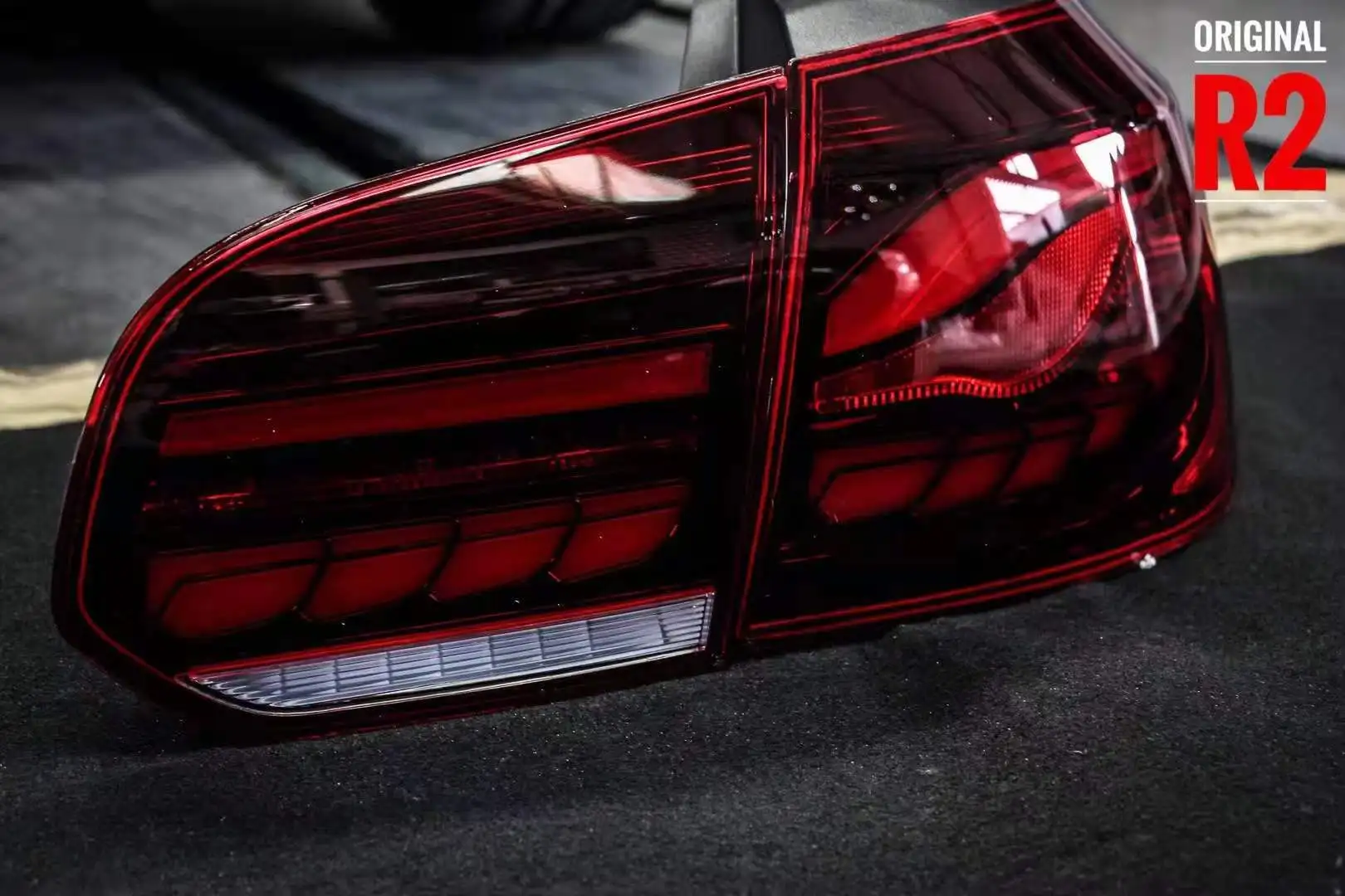 Автомобильный Стайлинг автомобиля хвост светильник в сборе для VW GOLF6 2008 2013 mk6 R20