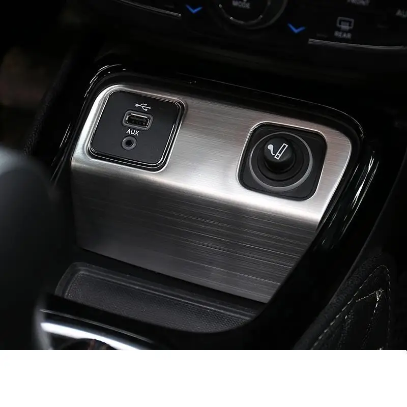 Automovil Decorative Automobile Chromium Cup Lighter Panel Interior Modification Mouldings Parts Protecter 17 FOR JEEP Compass | Автомобили