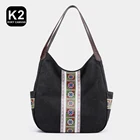 Холщовые сумки в китайском стиле для женщин, винтажные холщовые дамские сумочки через плечо, повседневные дорожные сумки на ремне для девушек