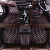 car floor mats for volkswagen amarok atlas beetle jetta bora polo golf leather auto accessories interior foot covers 2018 2019
