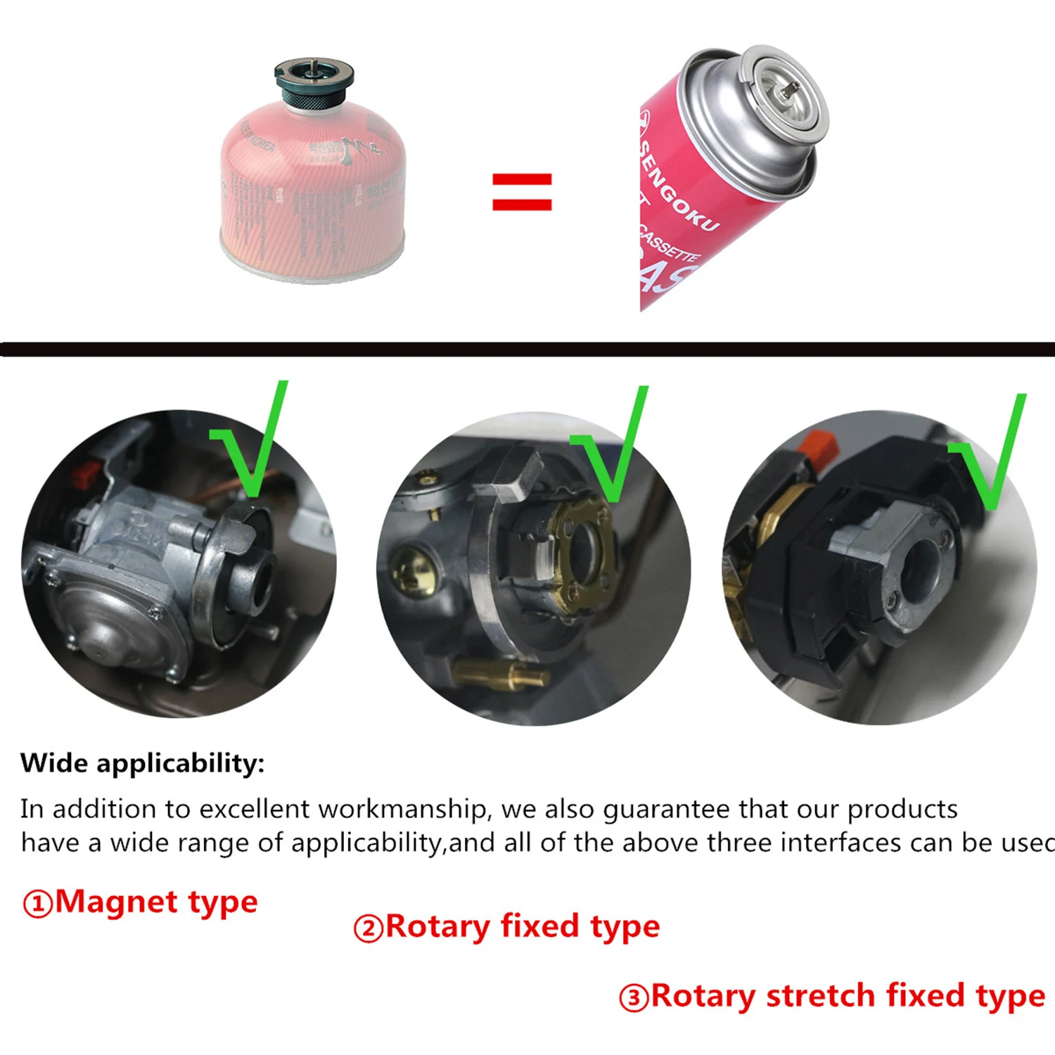 Адаптер для газового бака плоский адаптер шланга походов кемпинга пикника печи