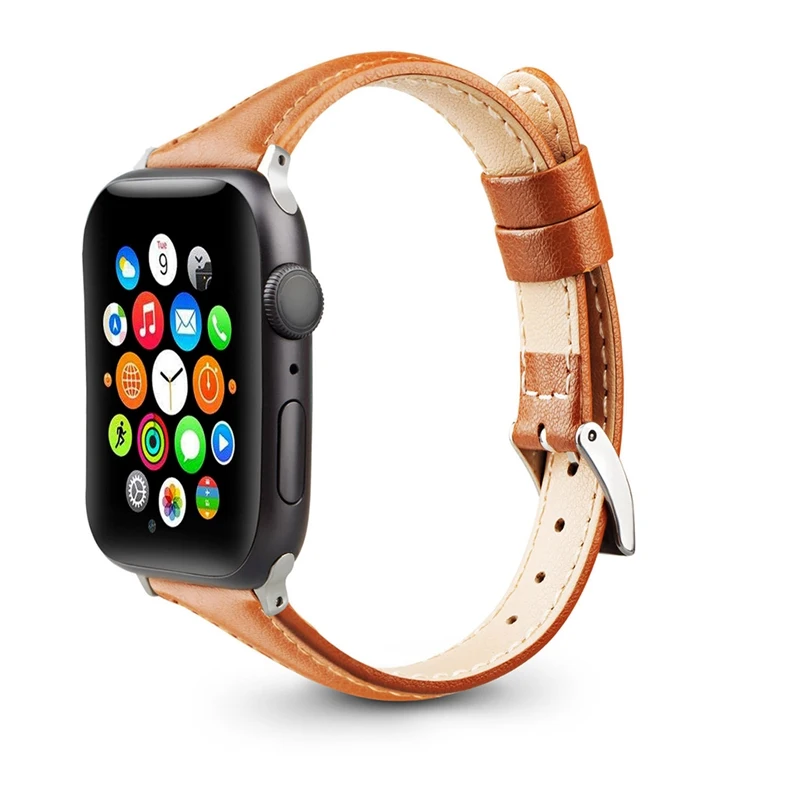 Аксессуары для часов из натуральной коровьей кожи ремешок apple watch 40 мм 38