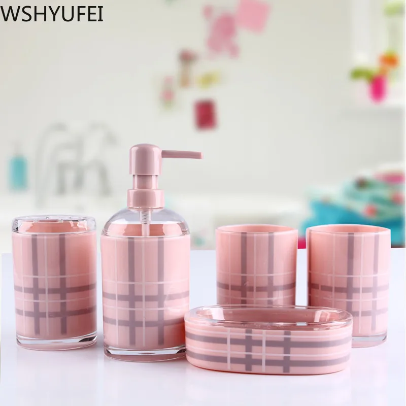 Европейский Набор Для Ванной Акриловый стакан для полоскания рта пластиковый