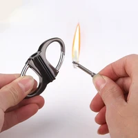 10000 times lighted match kerosene lighter keychain multifunctional outdoor waterproof million matches fire starter mens gift