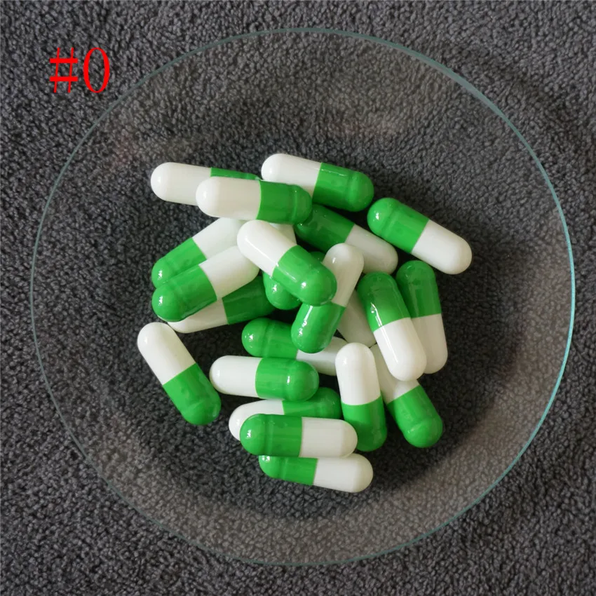 

0# 1000pcs 0 Size High Quality Hard Gelatin Capsules, Refillable Empty Hollow Gelatin Capsules ,Joined or Separated Capsules