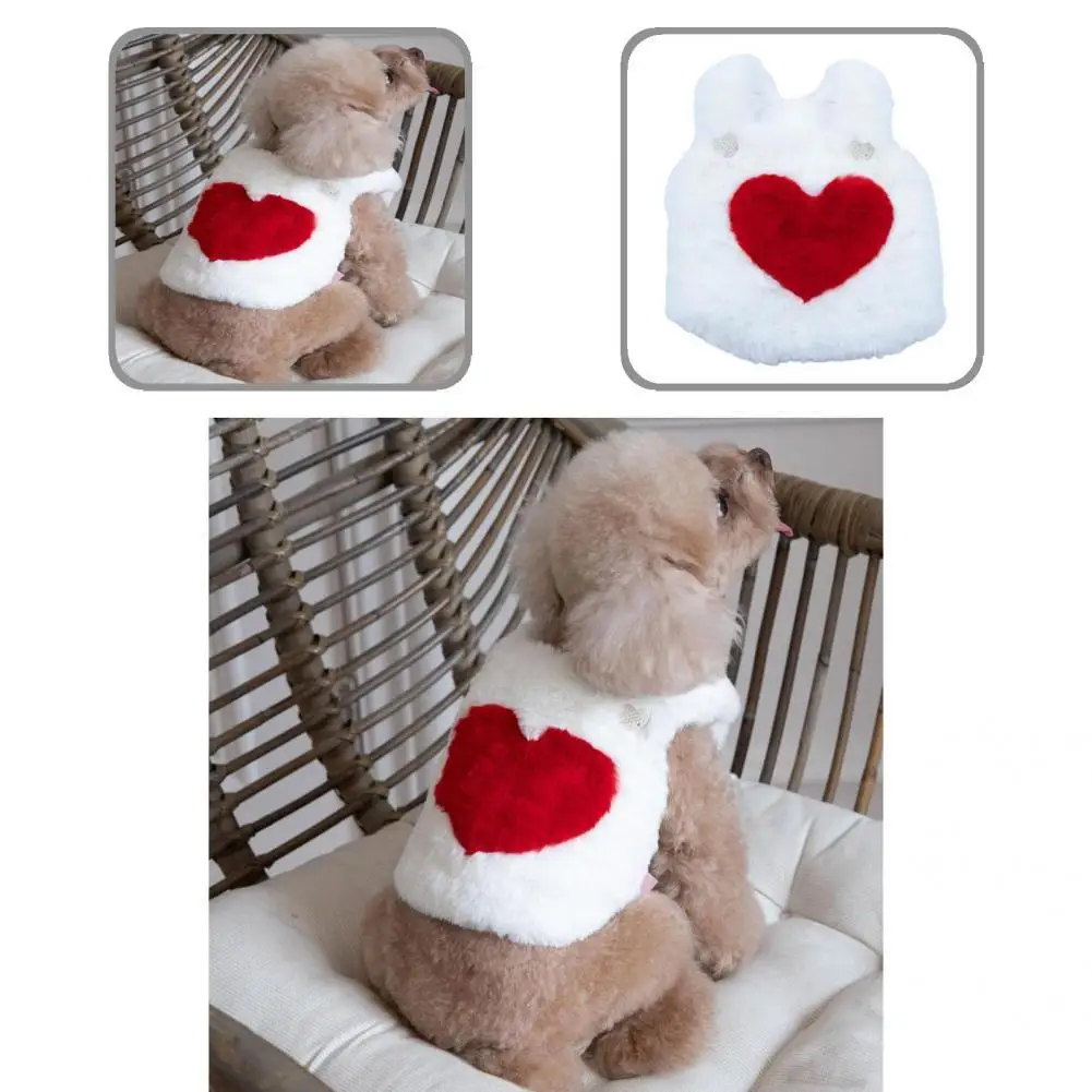 

Easy-wearing Long Lasting Teddy Dog Sleeveless Costume Pet Winter Outfit for Outdoor