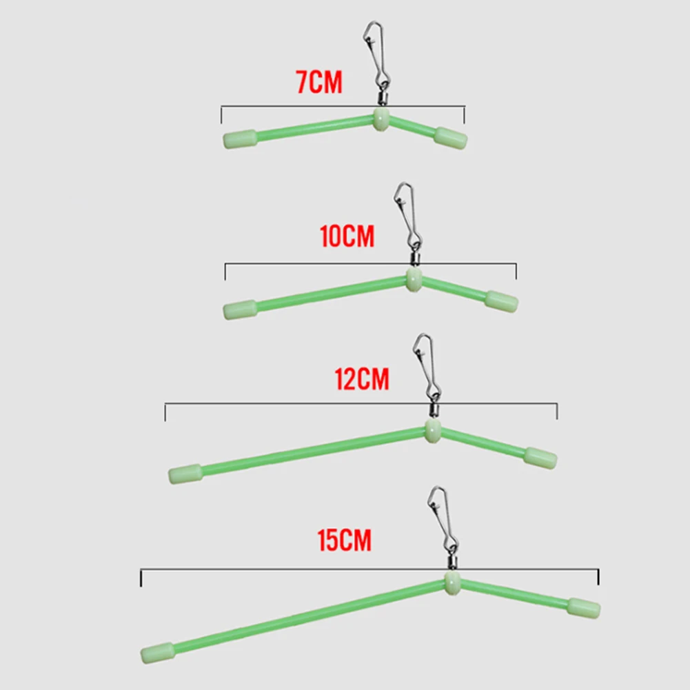 

HOT SALESNew Arrival 5Pcs Luminous Rotatable Hook Lure Connector Fish Line Balance for Sea Fishing