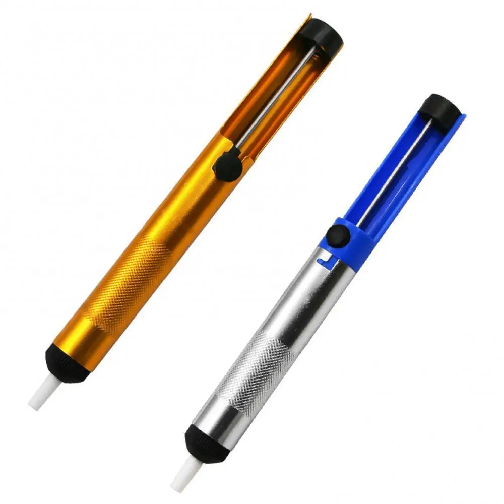 

Portable Aluminum Suction Desoldering Pump Vacuum Soldering Heat Safe Soldering Sucker Pen Soldering Iron Desolder Tools