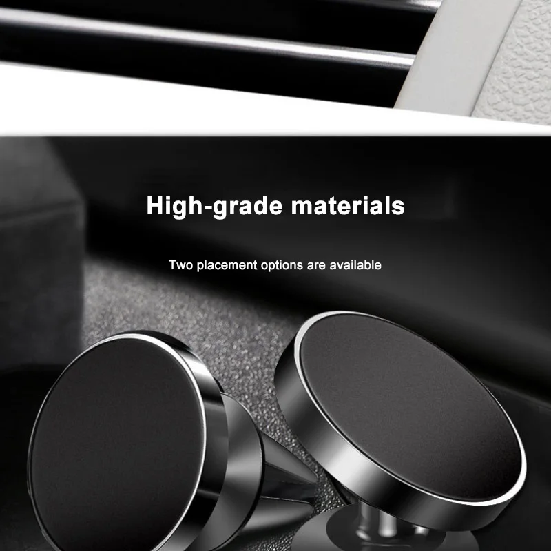 Universal Car Phone Holder 360 Degree Magnetic Air Vent Mount Mobile Smartphone Stand Magnet Support Cell Cellphone in Car GPS