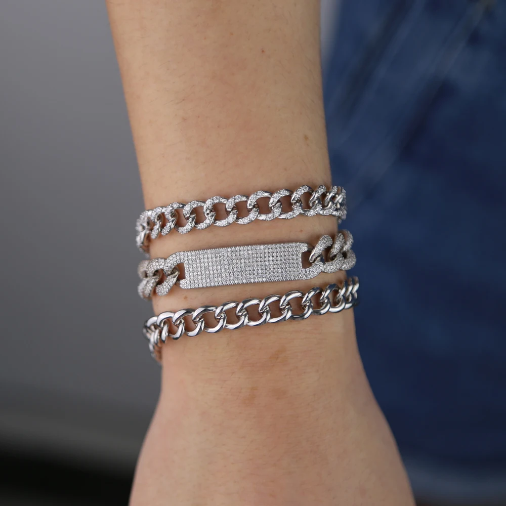 Новое поступление 2021 женская цепь в стиле панк-рок хип-хоп кубинская модная